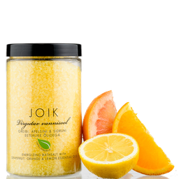 Соль для ванны с поднимающими настроение эфирными маслами апельсина, лимона и грейпфрута