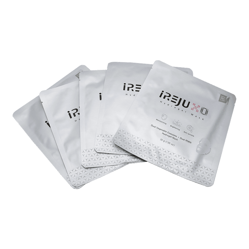 Ревитализирующая гидрогелевая маска с экзосомами и ПДРН / "iREJU ХО"