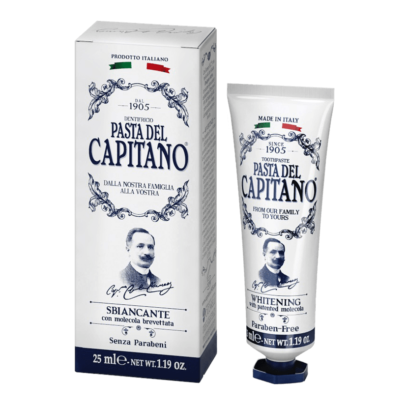 Pasta del Capitano / Зубная паста 1905 Whitening with Molecula  / 1905 Отбеливающая с молекулой