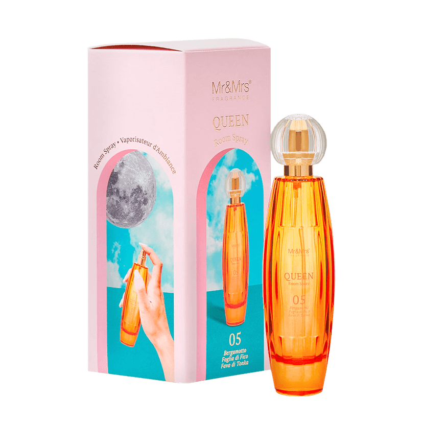 Спрей "QUEEN 05" БЕРГАМОТ - ЛИСТЬЯ ИНЖИРА - БОБЫ ТОНКА