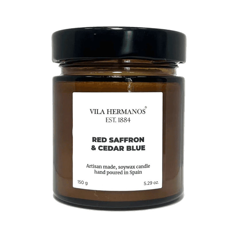 Свеча "Red saffron and cedar blue"