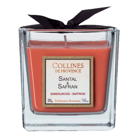 Свеча ароматическая Sandalwood-saffron / Сандал - Шафран