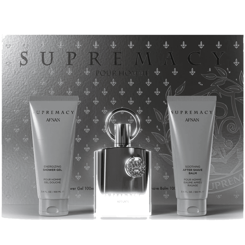 SET SUPREMACY POUR HOMME SILVER 
