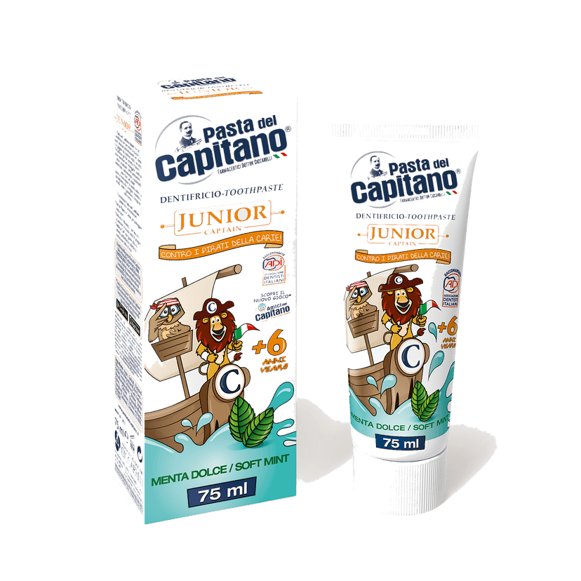 Зубная паста Junior Soft Mint +6 / Мягкая Мята 