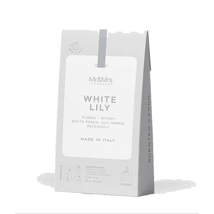 Ароматизированная карточка MR.Drawers WHITE LILY
