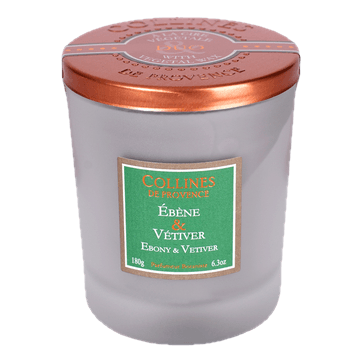 Свеча ароматическая Ebony Wood Vetiver (Эбеновое дерево Ветивер) 