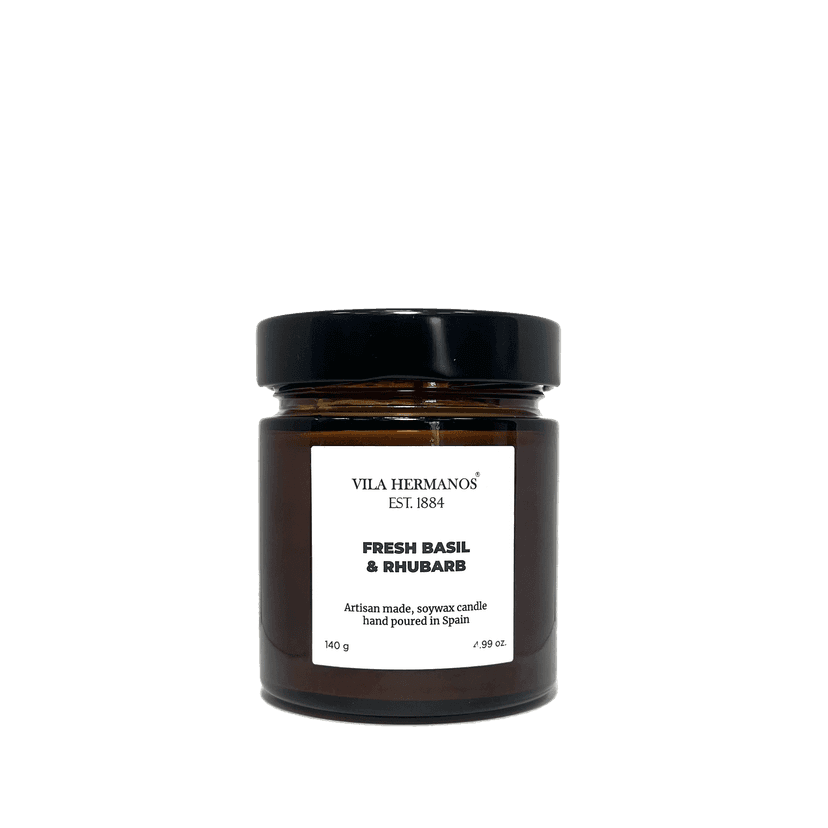 Apothecary свеча Fresh basil and rhubarb 