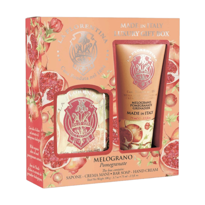 Набор "BELLOSGUARDO Pomegranate" / "Гранат" (мыло и крем для рук)
