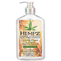 Hempz - Молочко для тела с мерцающим эффектом "Желтый Кварц" 