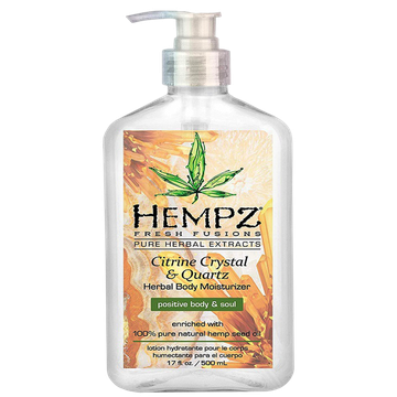 Hempz - Молочко для тела с мерцающим эффектом "Желтый Кварц" 