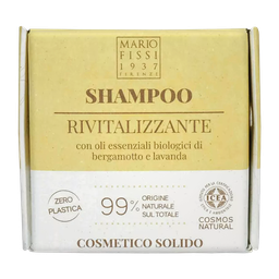 Твердый шампунь для волос Rivitalizzante / Восстанавливающий, С маслами Бергамота и Лаванды 