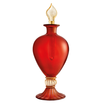 Vase Bottiglia Tipo Veronese Rosso Oro / Ваза из венецианского стекла "Веронезе" 