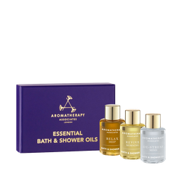 Essential Bath &amp; Shower Oils / Набор из 3 эссенциальных масел для ванны и душа Relax, De-Stress, Revive (3x7,5 мл)