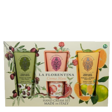 Набор кремов для рук (Olive flowers, Citrus, Pomegranate / Цветы оливы, Цитрус, Гранат)