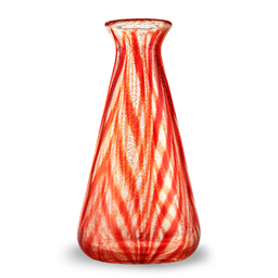 Vase Bottiglia Tipo "Maori" Rosso Oro / Ваза из венецианского стекла "Маори"