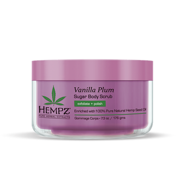 Vanilla Plum Herbal Sugar Body Scrub / Скраб для тела Ваниль и Слива
